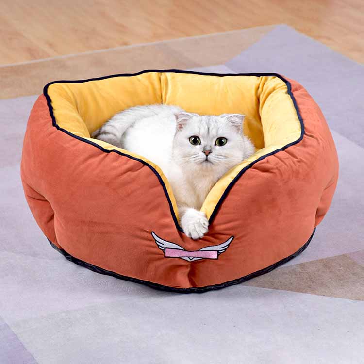 Warm Velvet Cat Bed