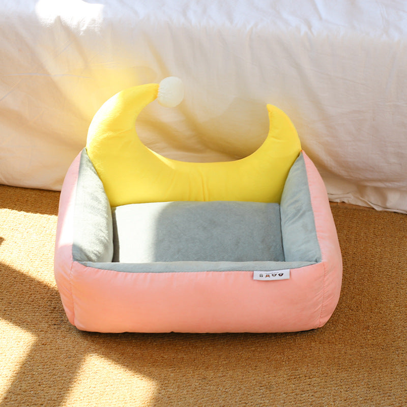 Creative Moon Dog Cat Bed