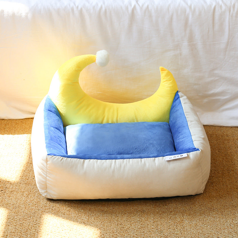 Creative Moon Dog Cat Bed