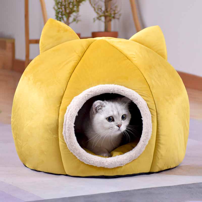 Semi-Closed Cat Bed