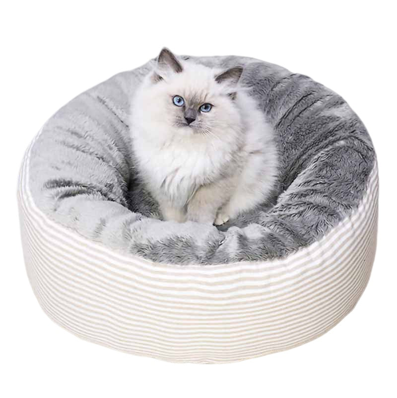 Round Deep Sleep Cat Bed