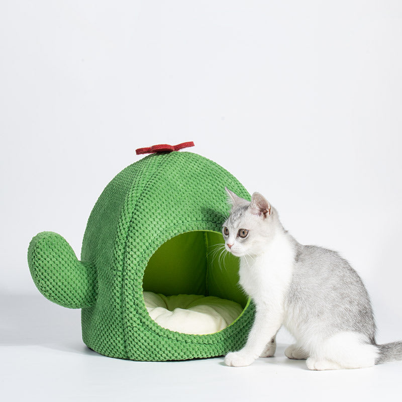 Cactus Shape Cat Bed