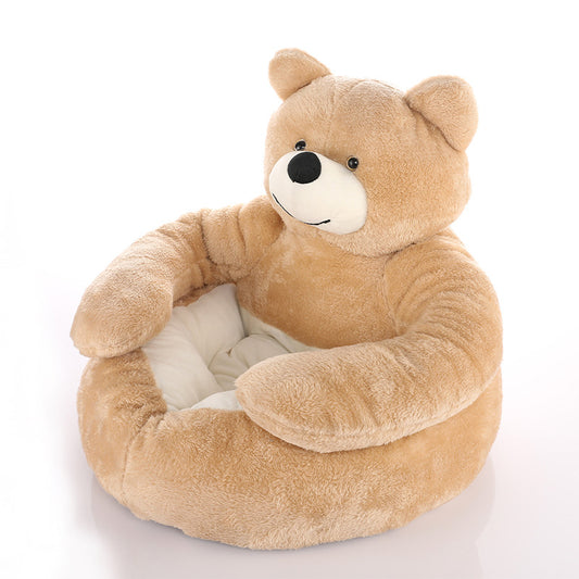 Teddy Bear Dog Cat Bed