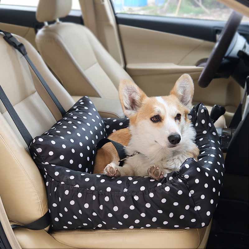 Removable Washable Dog Car Seat Bed