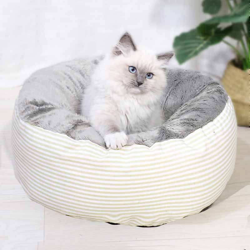 Round Deep Sleep Cat Bed