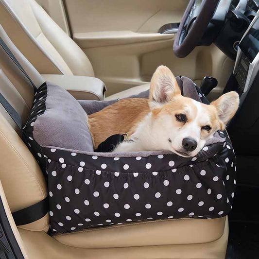 Removable Washable Dog Car Seat Bed