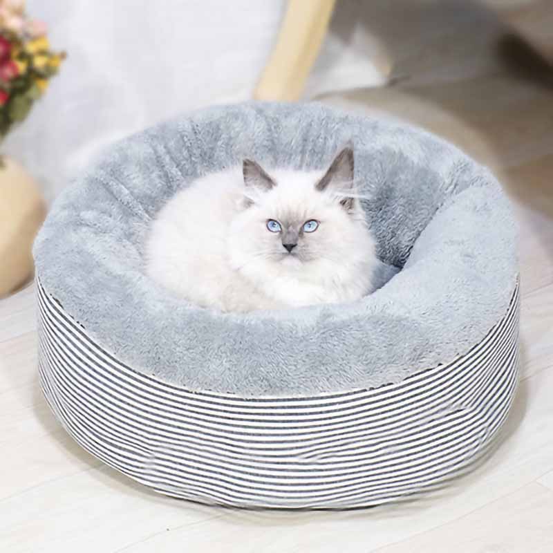 Round Deep Sleep Cat Bed