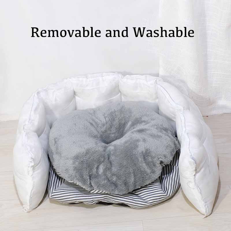 Round Deep Sleep Cat Bed