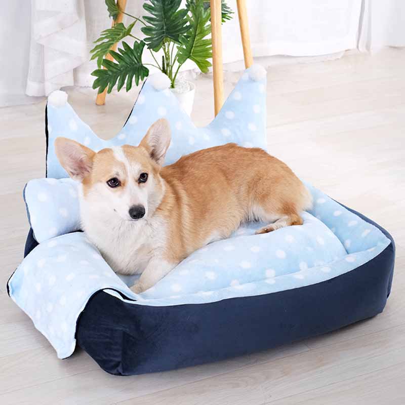 Crown Shape Dog Bed