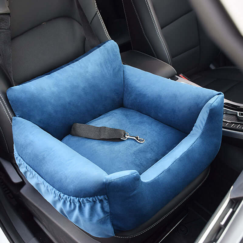 Velvet Dog Car Seat Bed