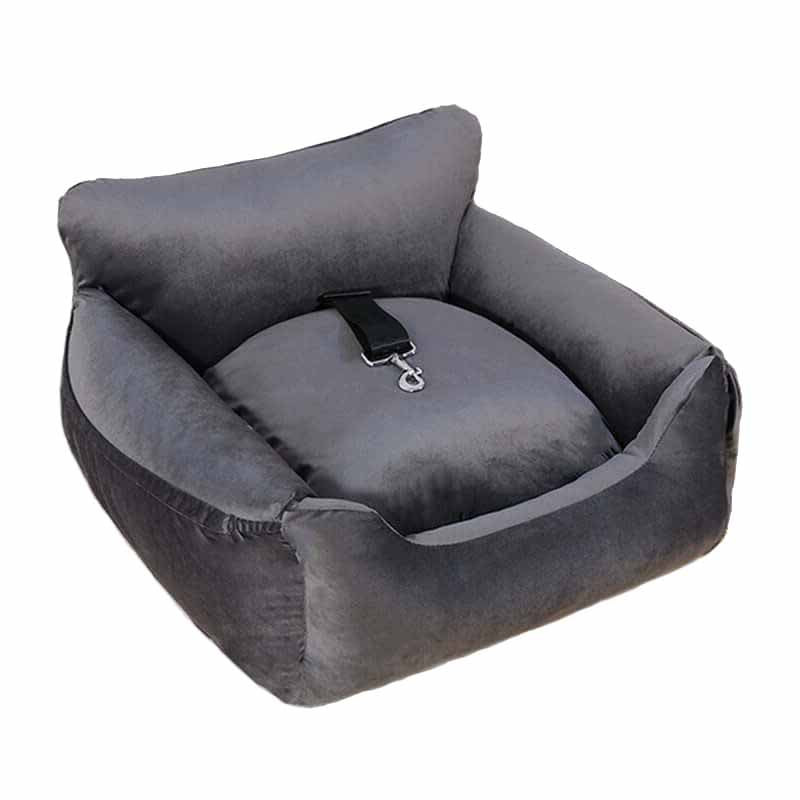 Velvet Dog Car Seat Bed