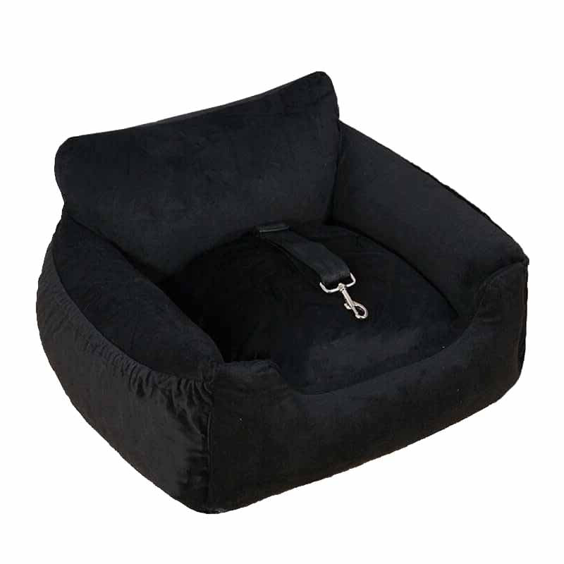 Velvet Dog Car Seat Bed