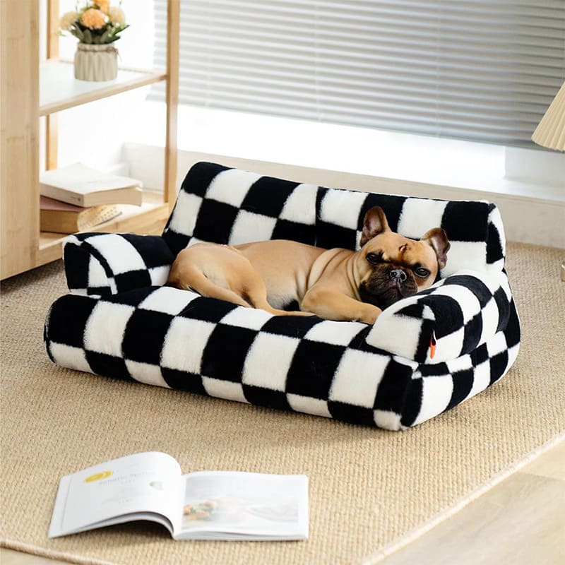 Plush Sofa Dog Bed