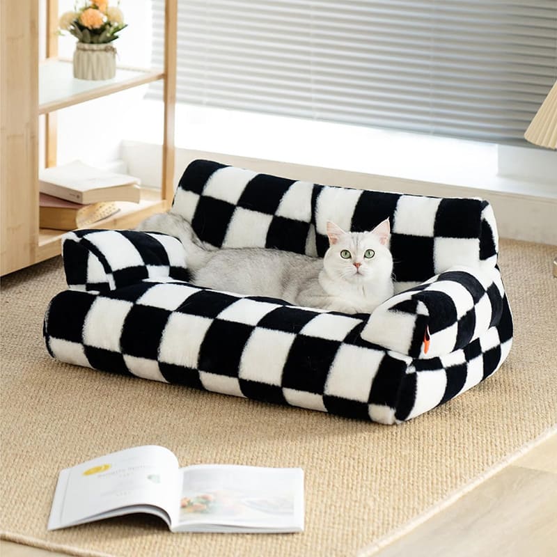 Plush Sofa Pet Bed