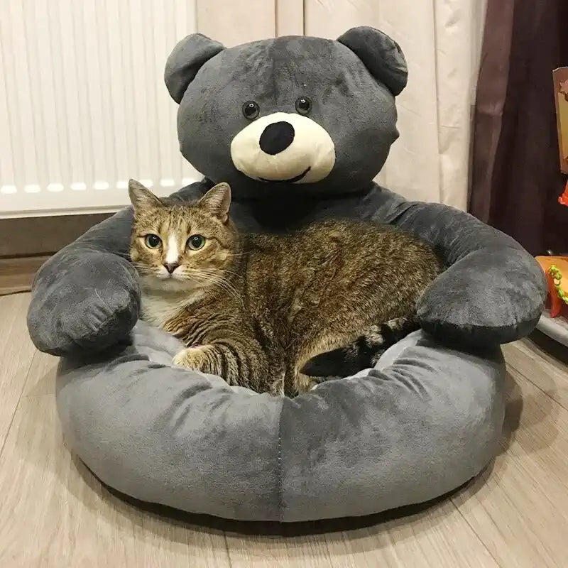 Teddy Bear Dog Cat Bed